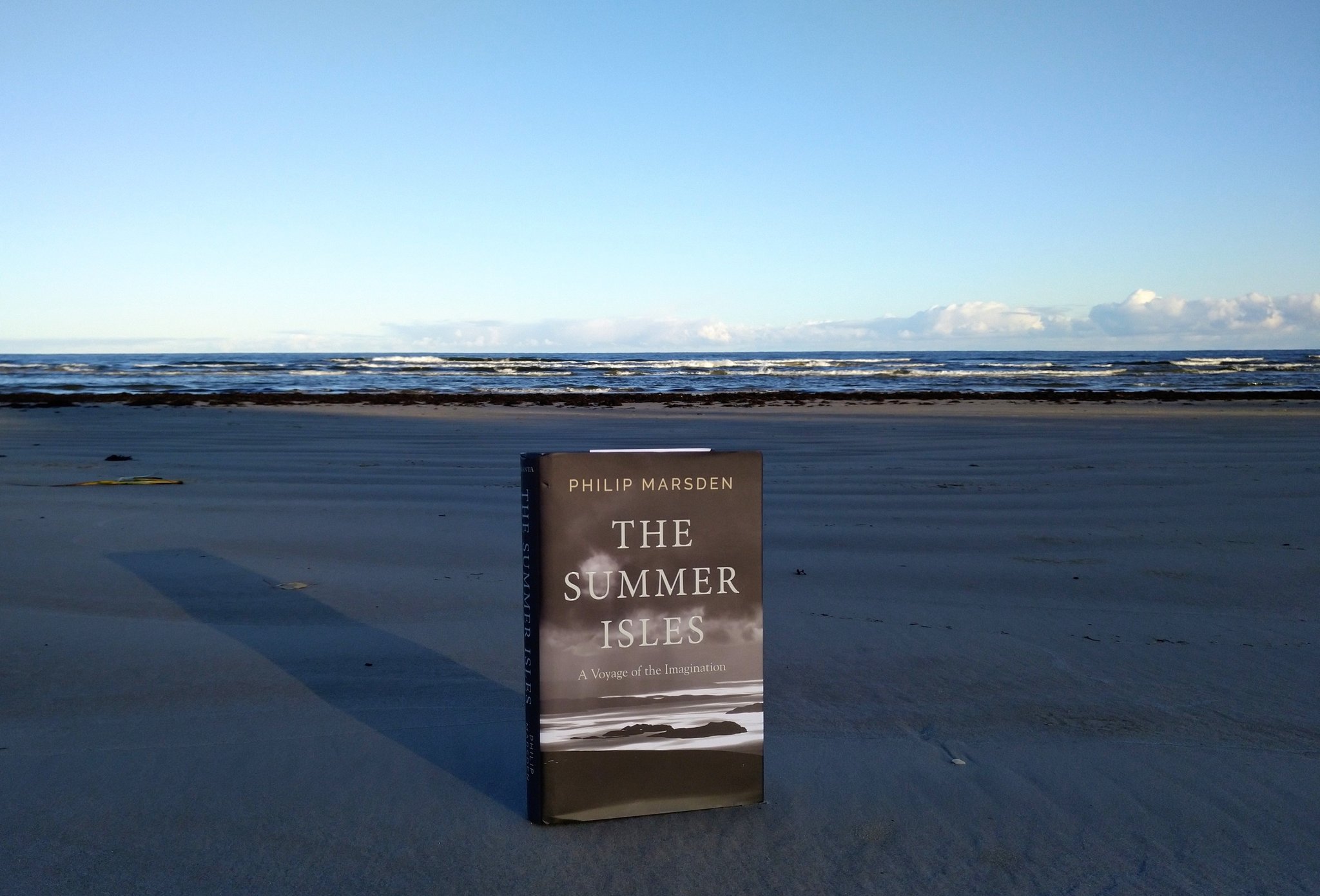 The Summer Isles: A Voyage of the Imagination by Philip Marsden is published in 2019 by Granta. Photo by Beach Books.